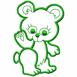 Teddy Embroidery Design 8